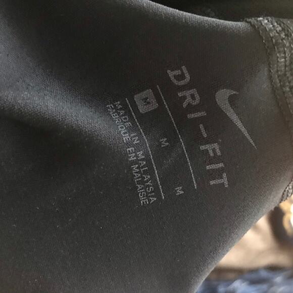 Nike Running Black Gray Shorts with Liner and Back Zipped Pocket Women’s Size M - Picture 7 of 7